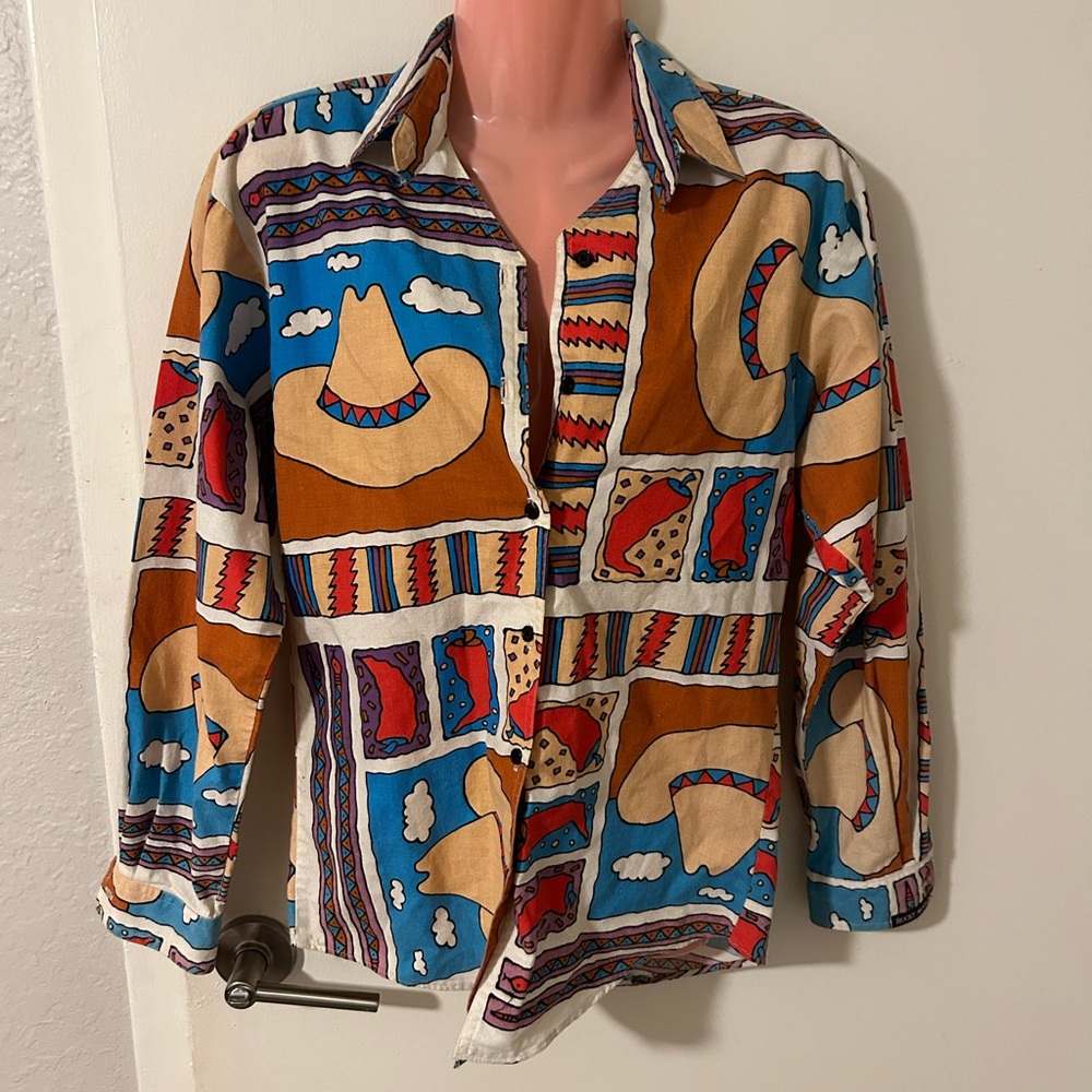Vintage Rare 89’s 90’s Rocky Mountain Western Shirt
